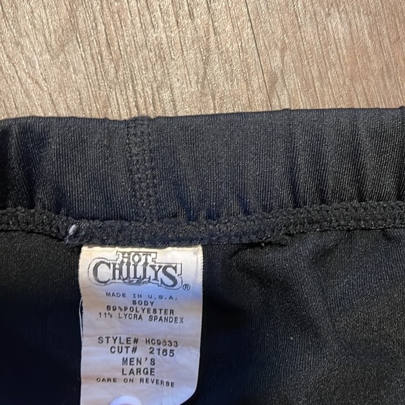 MEN'S HOT CHILLY'S CROPPED BASE LAYER PANTS (L) - Picture 4 of 6